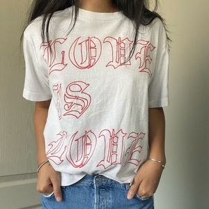 urban outfitters love is love tee